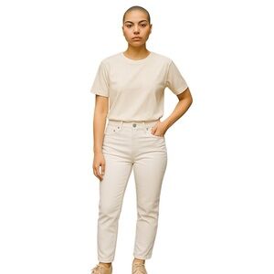 NWT NYDJ for Chicos Size 10 White Skinny Ankle Pants Lift x Tuck Flattering